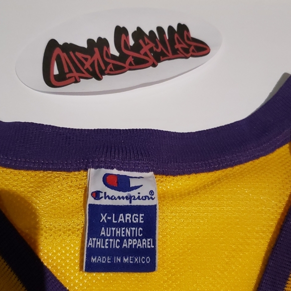 Vintage LA Lakers champion jersey number 34 O'Neal - Picture 4 of 6
